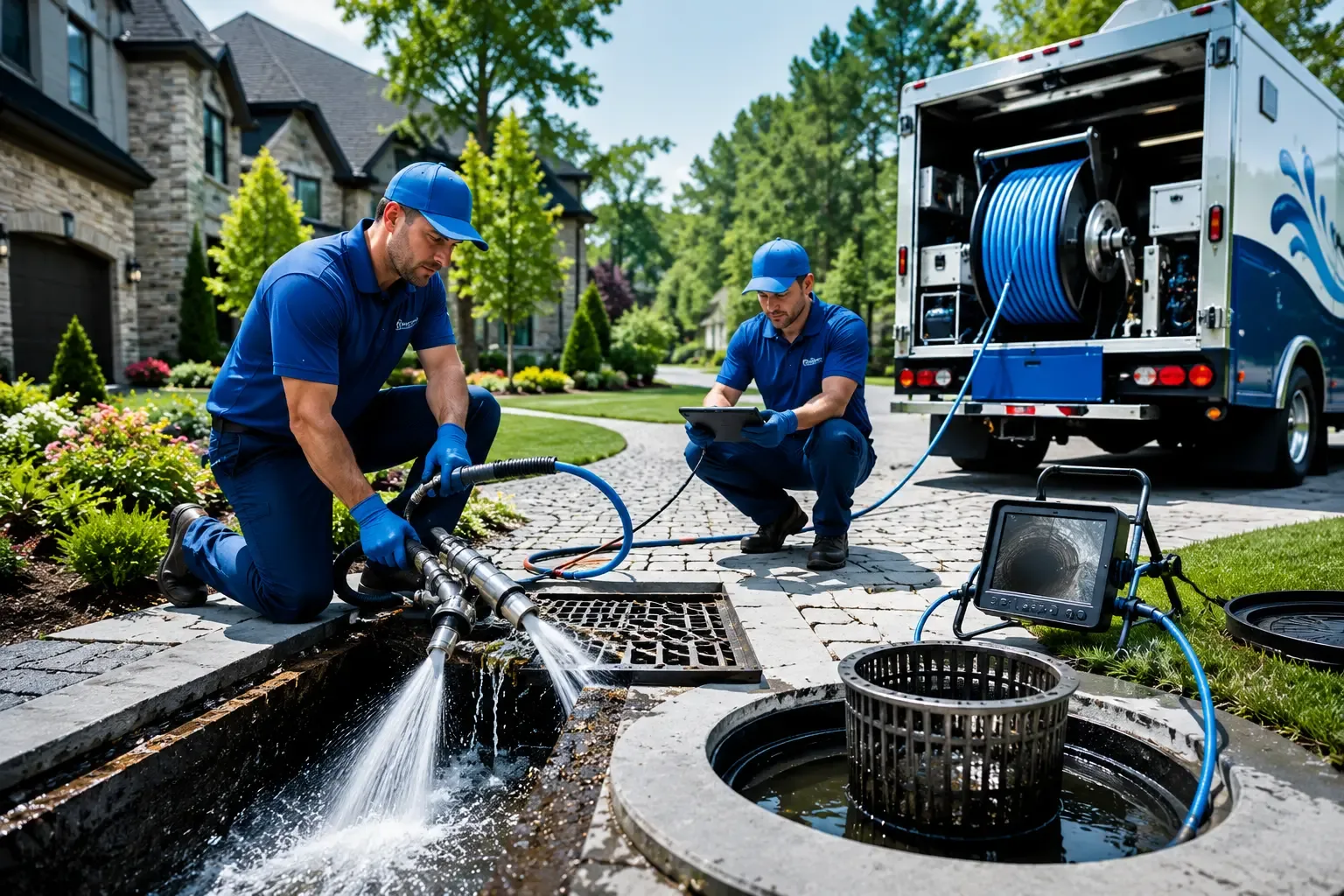 Local outdoor drain cleaning professionals in Oak Ridge, LA